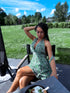 "COSMOPOLITAN" floral dress - green